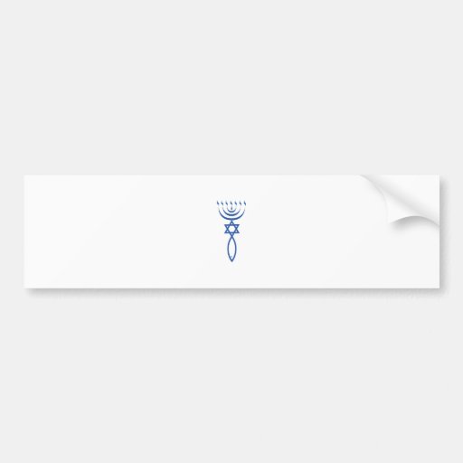 The Messianic Jewish Seal of Jerusalem Bumper Sticker