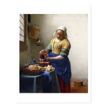 The Milkmaid, c.1658-60 (oil on canvas) Post Cards