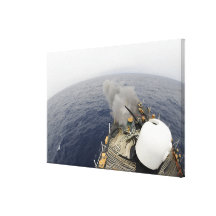 The MK-75 76mm cannon Gallery Wrapped Canvas