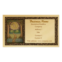The Moon Tarot Business Card