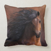 The Morgan Horse Designer Pillow