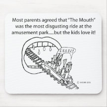 The Mouth Ride Mousepad