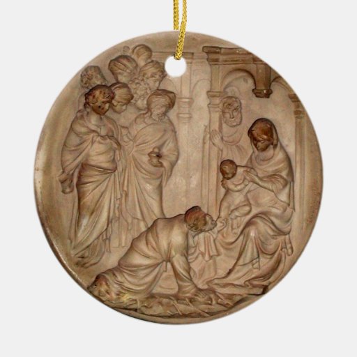 THE NATIVITY THREE DIMENSIONAL CHRISTMAS ORNAMENT