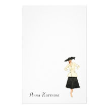 The New Look - Fashion Tres Chic Stationary Stationery Design