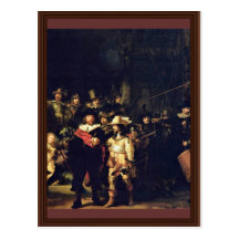 The Night Watch Detail By Rembrandt Harmensz. Van Post Cards