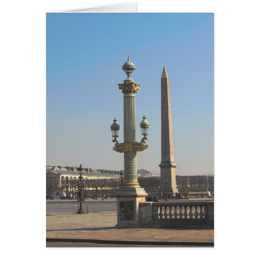 The Obelisque Greeting Card