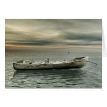 The Old Boat Greeting Cards