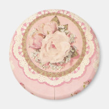 the old flower refrigerator magnets