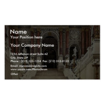 The Opera House, interior, Vienna, Austro-Hungary Business Card Templates