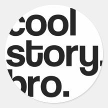 THE ORIGINAL COOL STORY BRO STICKERS