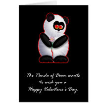 The Panda of Doom Greeting Cards