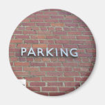 The Parking Brick Wall Refrigerator Magnet