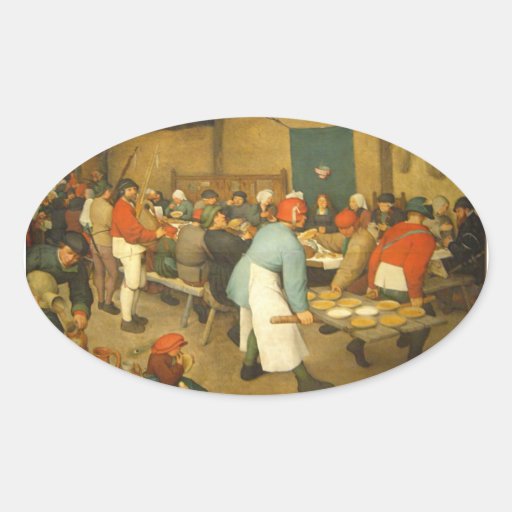 The Peasant Wedding - 1568 Sticker