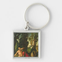 The Penitence of St. Jerome, 1502 Keychain