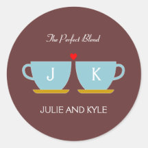 The Perfect Blend Wedding Favour Sticker/ Envelope