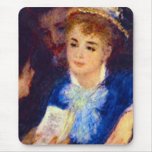 The Perusal of the Part by Pierre Renoir Mouse Pad