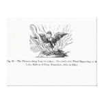 The Phoenix rising from his ashes Canvas Print