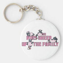 The Pink Sheep Keychain