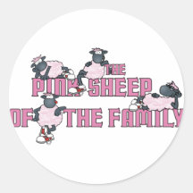 The Pink Sheep Sticker