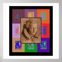The Pop Art Mary, Queen of Scots Print
