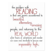 The Problem With Reading Postcard