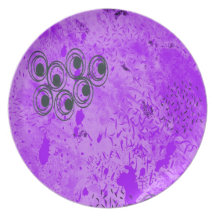 The Purple Eyes have it Dinner Plates