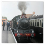 The Quantock Belle at Bishops Lydeard station Ceramic Tile