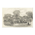 The Queen's Stag Hounds: The Meet, Aylesbury Canvas Prints