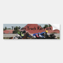 The Race Track Rat Pack Bumper Stick Bumper Stickers