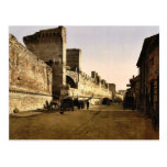 The ramparts, Avignon, Provence, France classic Ph Postcard