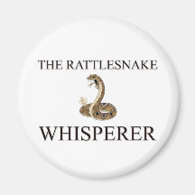 The Rattlesnake Whisperer Fridge Magnets