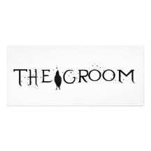 The Raven Groom Rack Card Template