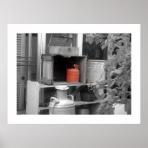 The Red Can Photography Print
