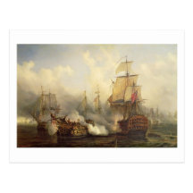 The Redoutable at Trafalgar, 21st October 1805 Post Card