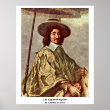 The Registrar Seguier By Charles Le Brun Poster