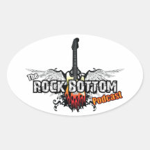 The Rock Bottom Podcast (Sticker) (New Logo)