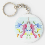 The Rorschach Test Ink Blots Plate 10 Crab Lobster Keychains