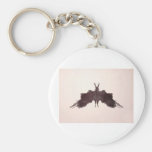The Rorschach Test Ink Blots Plate 5 Bat Moth Keychains