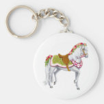 The Rose Horse Keychain