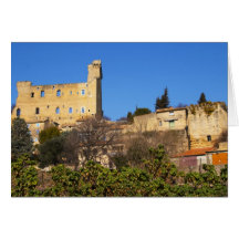 The ruins of the Pope's summer castle in Greeting Card
