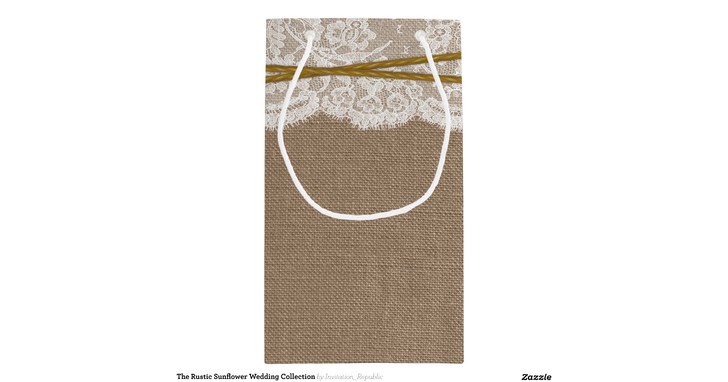 The Rustic Sunflower Wedding Collection Small Gift Bag Zazzle