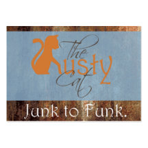 The Rusty Cat Business Card Template