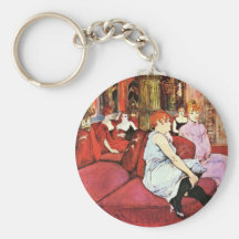 The Salon In The Rue Des Moulins Keychains