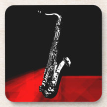The Saxophone Beverage Coaster