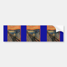 The Scream by Edvard Munch Bumper Sticker