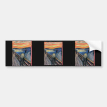 The Scream by Edvard Munch Bumper Sticker