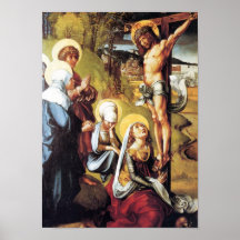 The seven Mary's pain - Christ on the Cross -Durer Print
