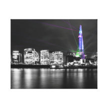 The Shard Lasers Canvas Print