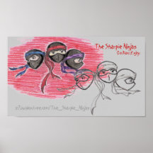 The Sharpie Ninjas originals Poster