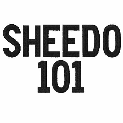 The Sheedo Embroidered T-shirt!